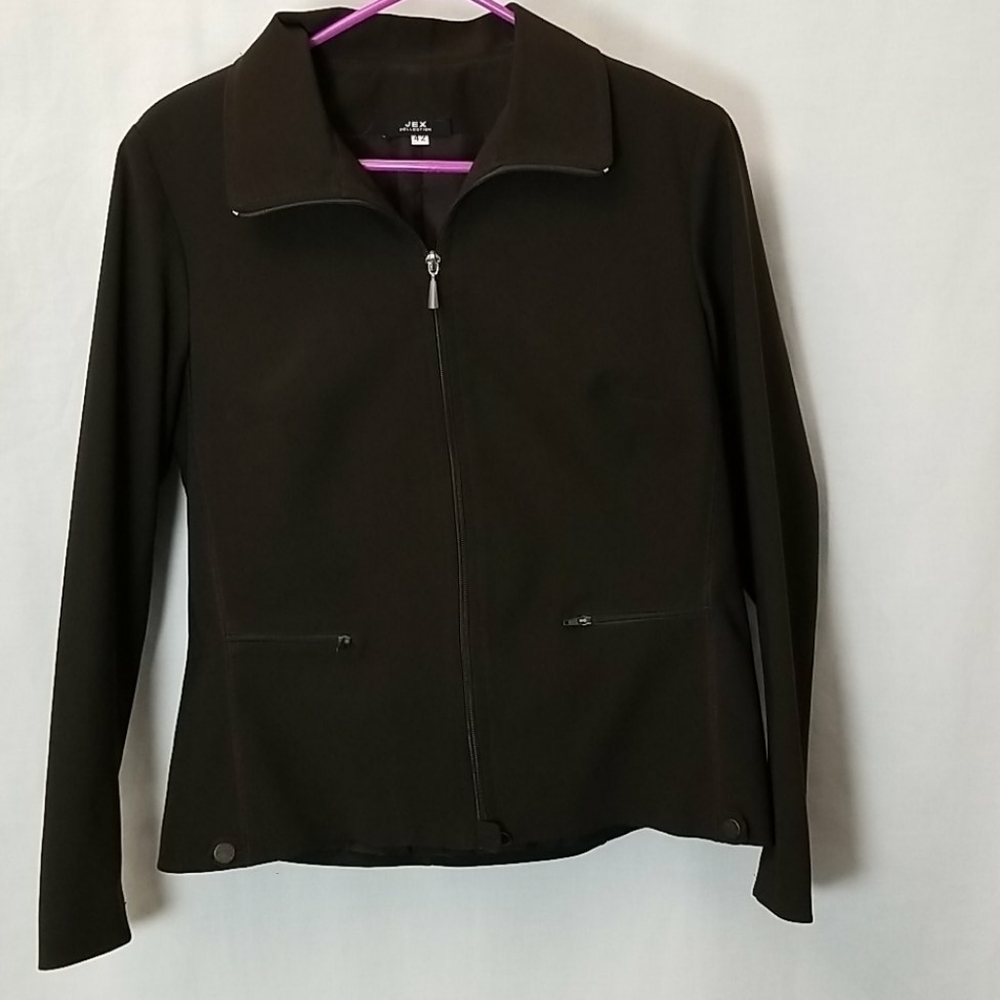 Jex Womens Brown  Blazer Jacket Size 42